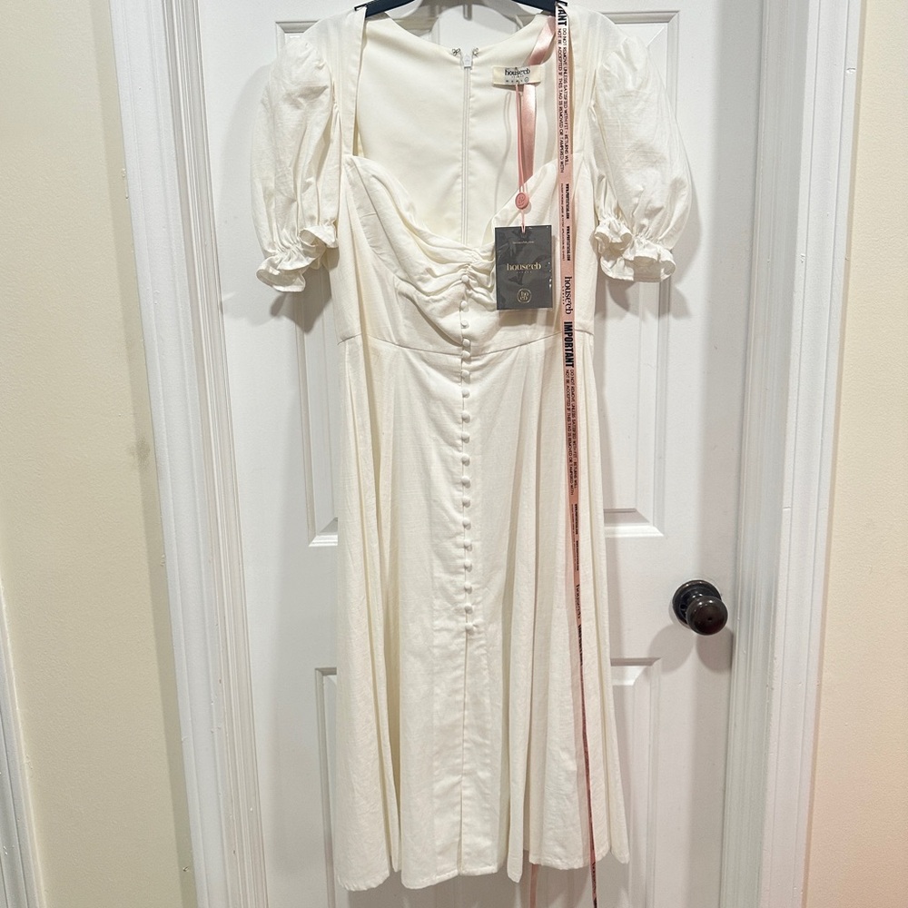 NWT House of CB Ellery White Dress SIZE XL / L+ - Picture 2 of 11